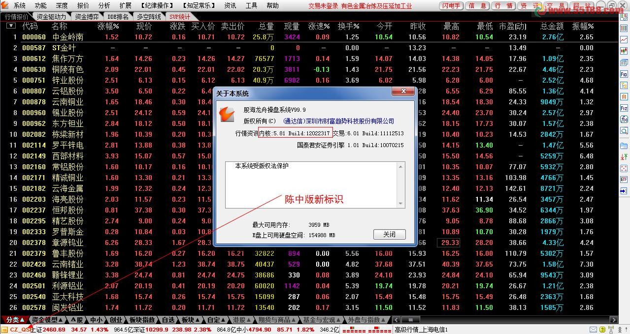 通达信股海龙舟操盘系统跨券商多账户VIP交易普通与高级二合一版5.81内核