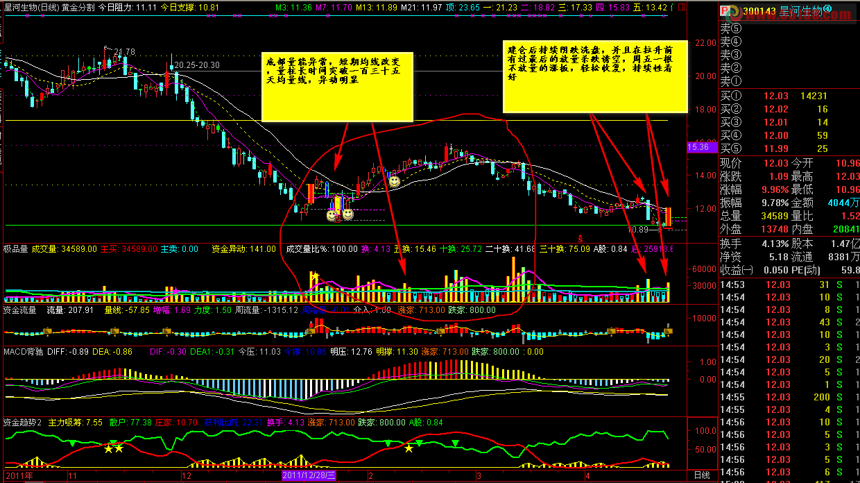 通达信专做抄底一主四副，源码