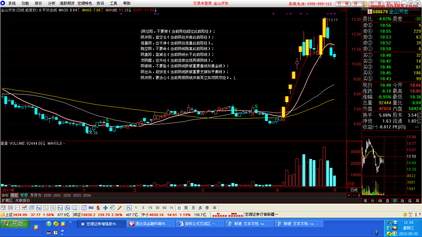 通达信水平攻击线主图源码