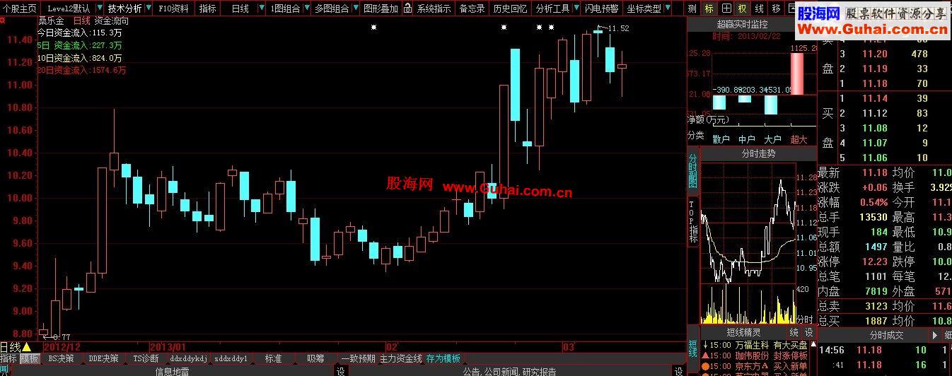大智慧资金流向指标