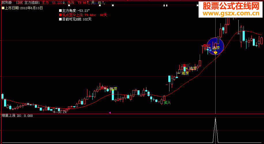 大智慧成功率高分布均匀的追涨源码