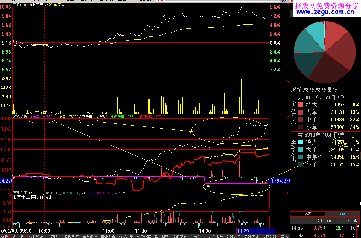 逐笔交易指标源码