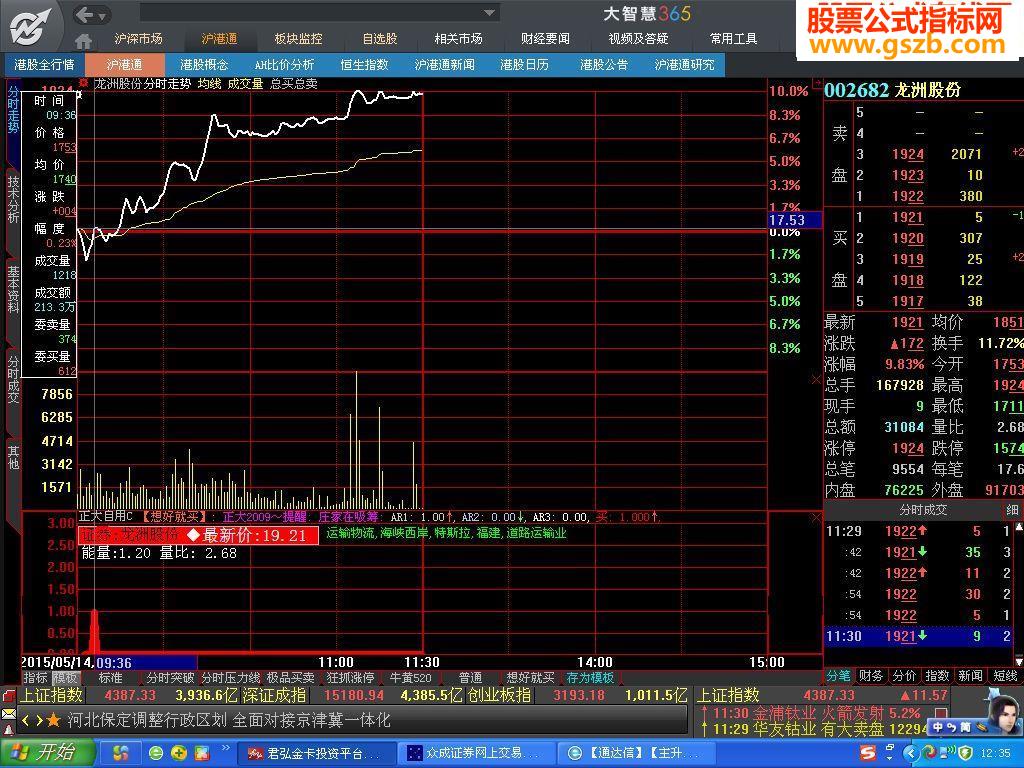 大智慧分时指标