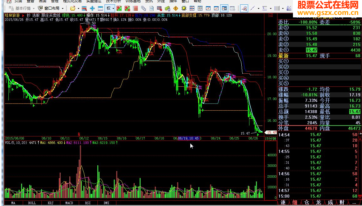 飞狐跟庄买卖线指标公式