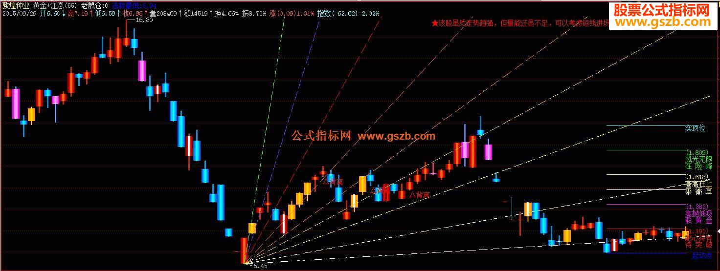 飞狐黄金+江恩源码副图