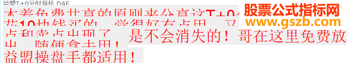 【淘宝热卖】益盟操盘手T+0分时指标 无未来函数神器