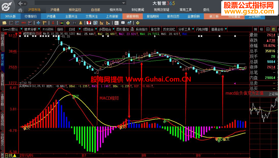 大智慧优化MACD副图指标 