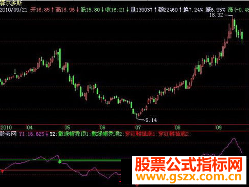 飞狐戴绿帽秃顶指标公式