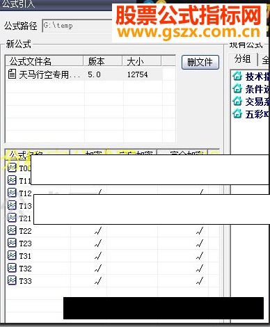 大智慧天马行空专用公式