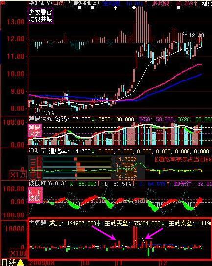 大智慧日线买卖成交量指标公式