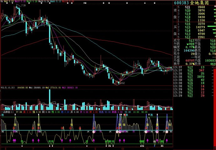 大智慧一品操盘副图源码