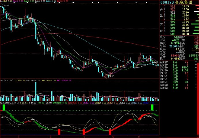 大智慧红买绿卖副图源码
