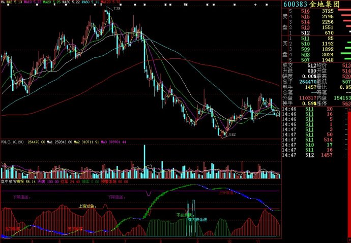 大智慧盘中参考副图源码