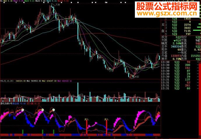 大智慧通吃岛新9号副图源码