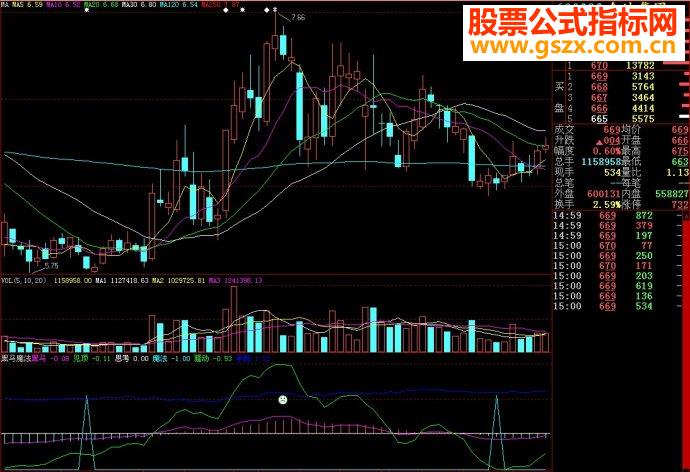 大智慧黑马魔法副图源码