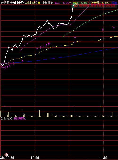 小树老师理念用的分时强势指标，很不错