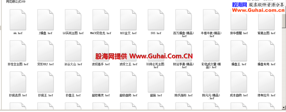 同花顺公式大全 170个 都是精品