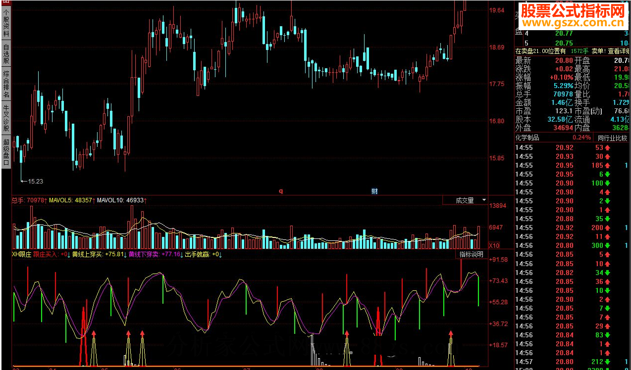 同花顺XH跟庄源码