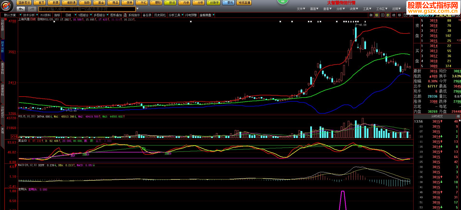 老鸭头（指标 副图/选股 大智慧 贴图）让牛股无处遁形