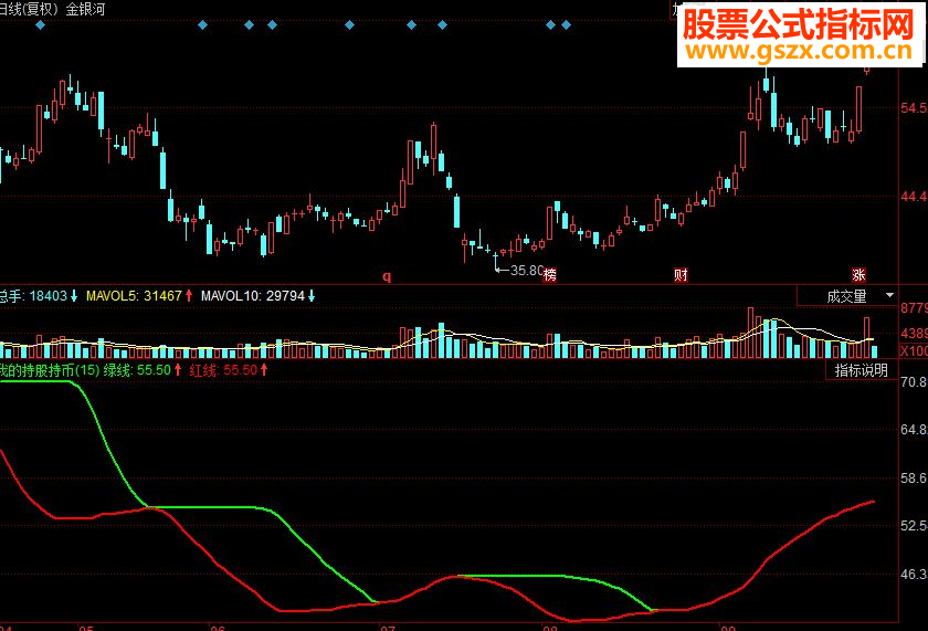 同花顺我的持股持币副图源码