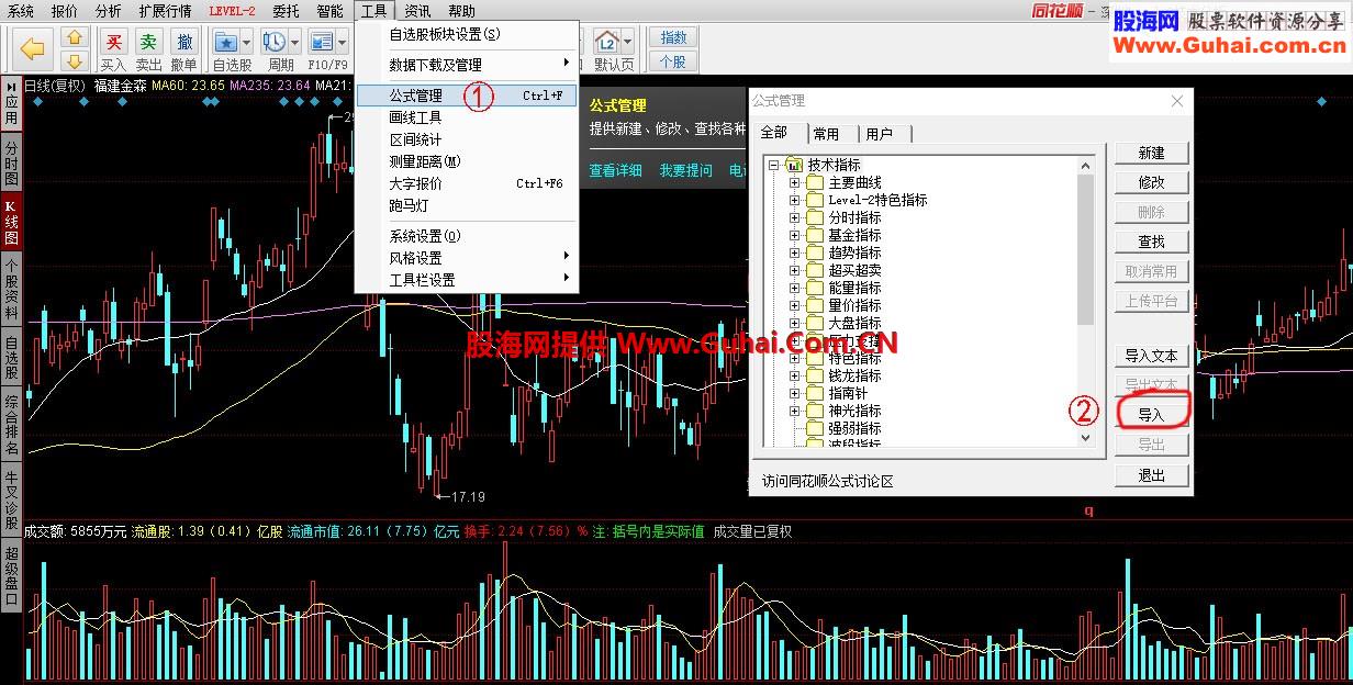 股东人数 自编指标 同花顺版