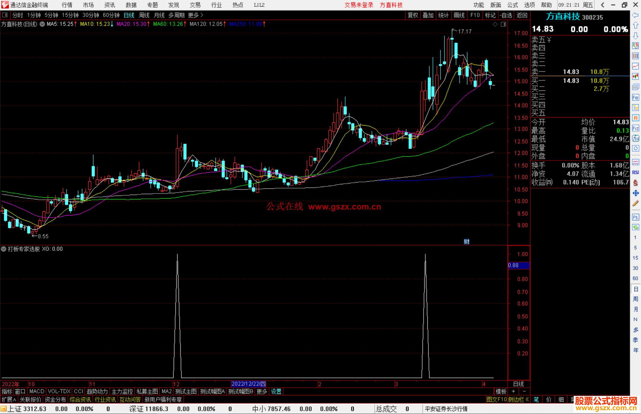 通达信打板专家选股指标公式源码