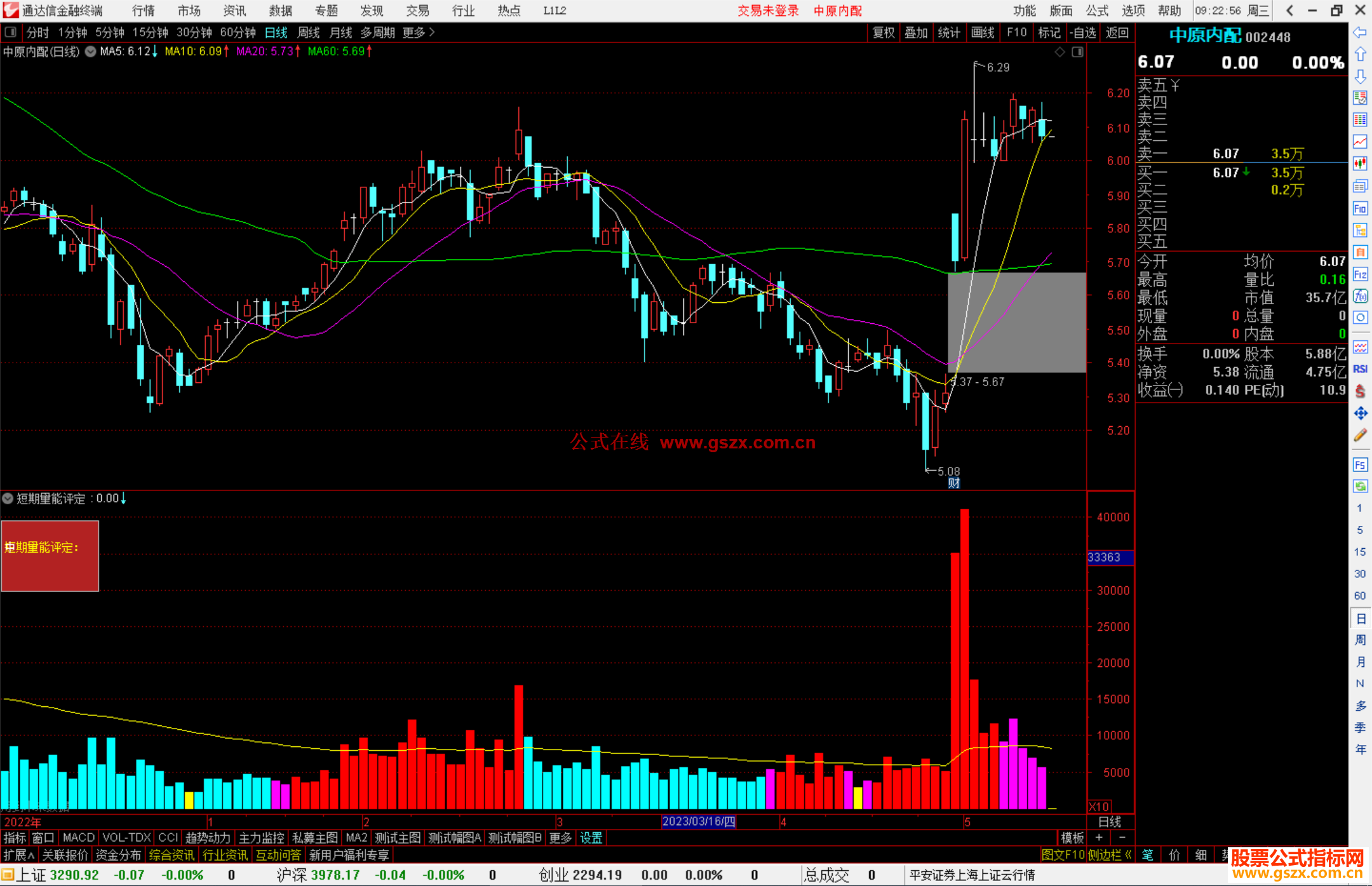 通达信短期量能评定，红持股蓝持币源码
