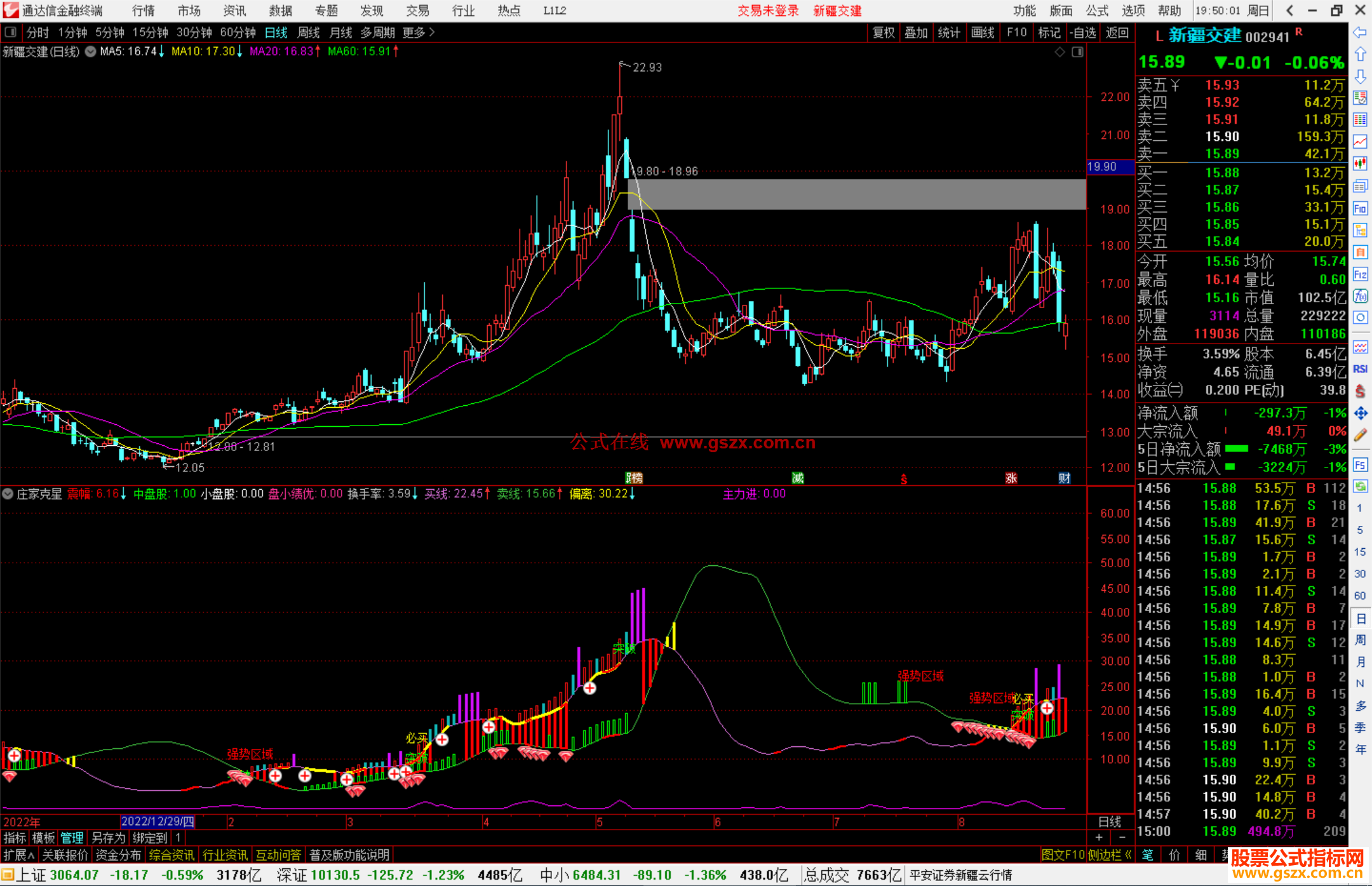 通达信庄家克星指标公式源码副图