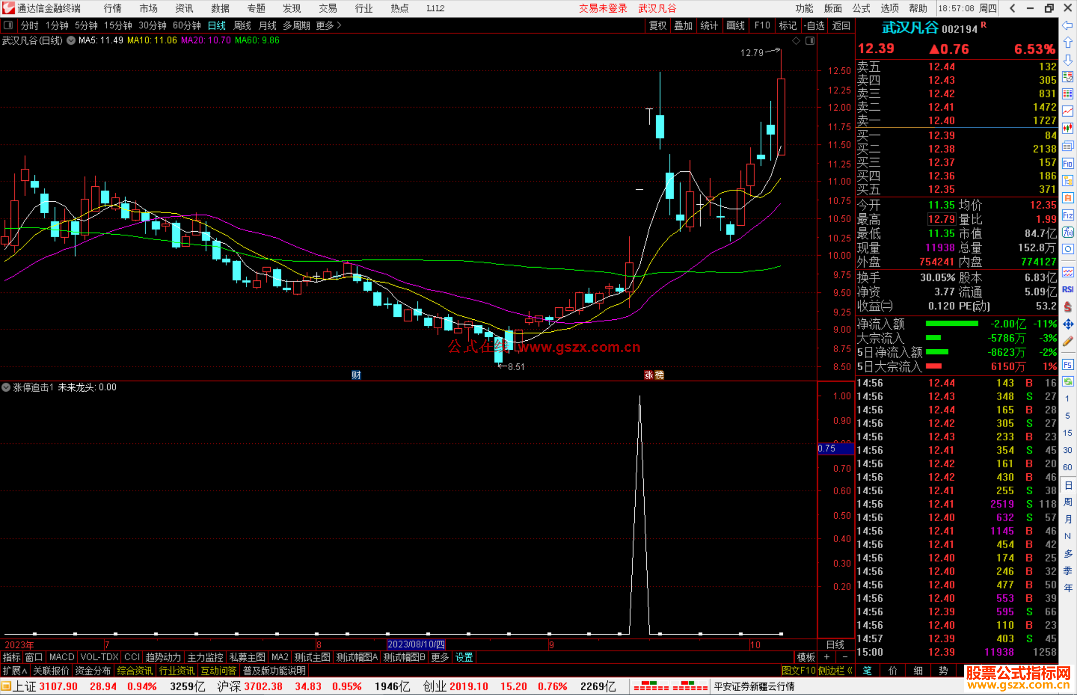 通达信涨停追击公式 捕捉未来龙头源码